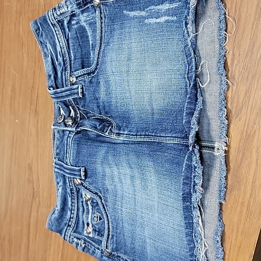 Sang Real Denim Studded Skirt
